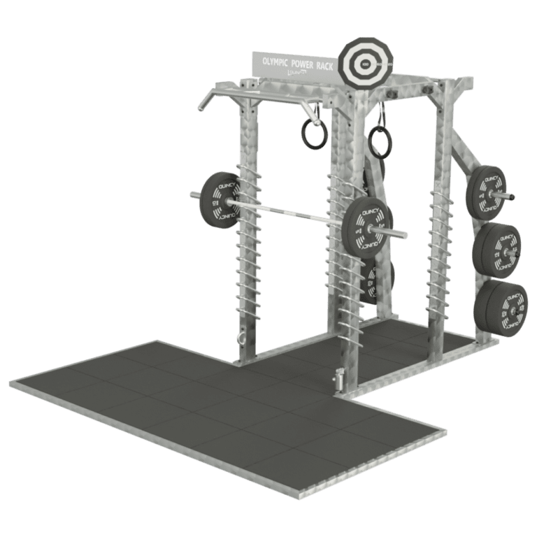 IVE Quincy Olympic Power Racks with Platform for comprehensive strength training