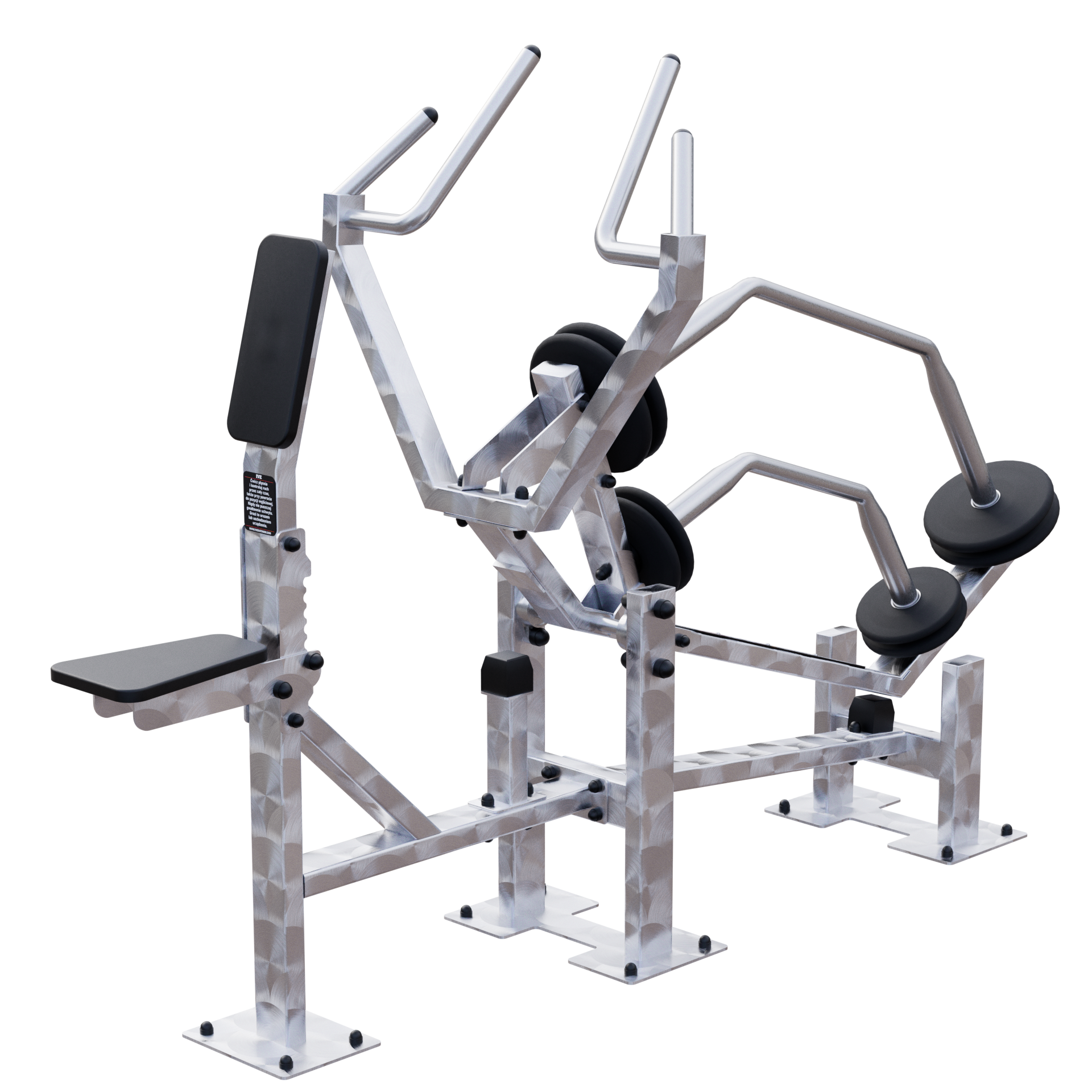 IVE Outdoor Seated Row outdoor fitness station